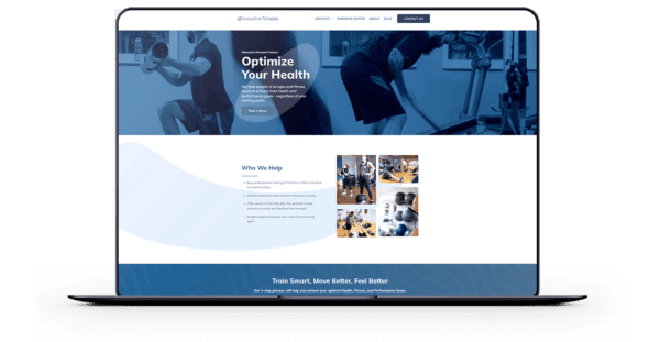 Brethe Fitness Website Redesign